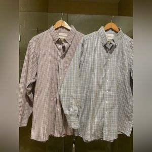 Lot of 2 Roundtree & Yorke Button Downs